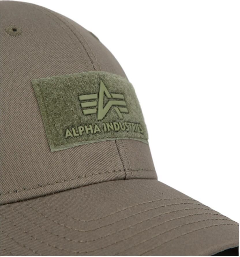 Alpha industries Baseballpet met labelbadge model 'VLC'