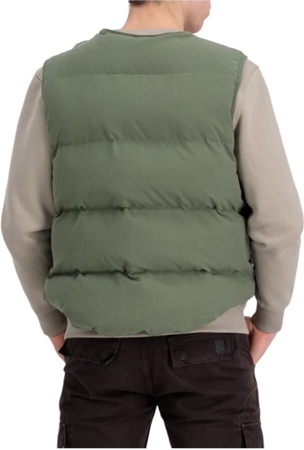 Alpha industries Groene Beschermer Puffer Vest Jas Green Heren - Foto 3