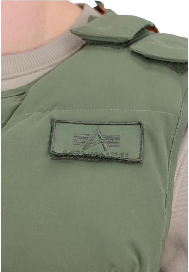 Alpha industries Groene Beschermer Puffer Vest Jas Green Heren - Foto 2