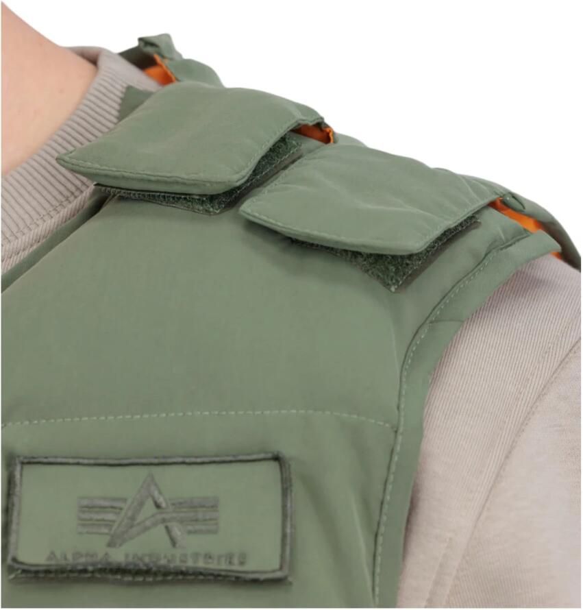 Alpha industries Groene Beschermer Puffer Vest Jas Green Heren - Foto 1