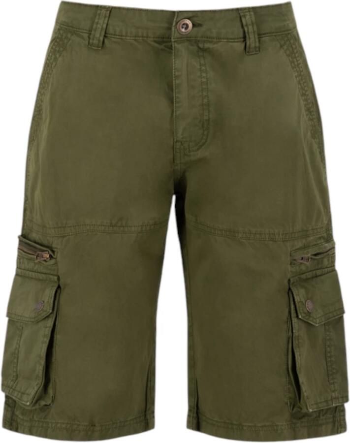 Alpha industries Katoenen shorts voor mannen Green Heren - Foto 4