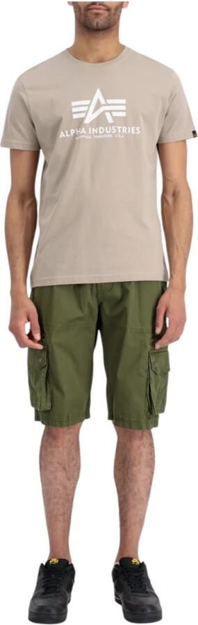 Alpha industries Katoenen shorts voor mannen Green Heren - Foto 3