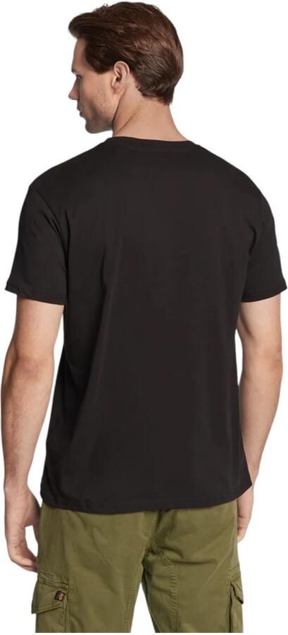 Alpha industries Reflecterende Zwarte Tee met Nasa Patch Black Heren - Foto 4