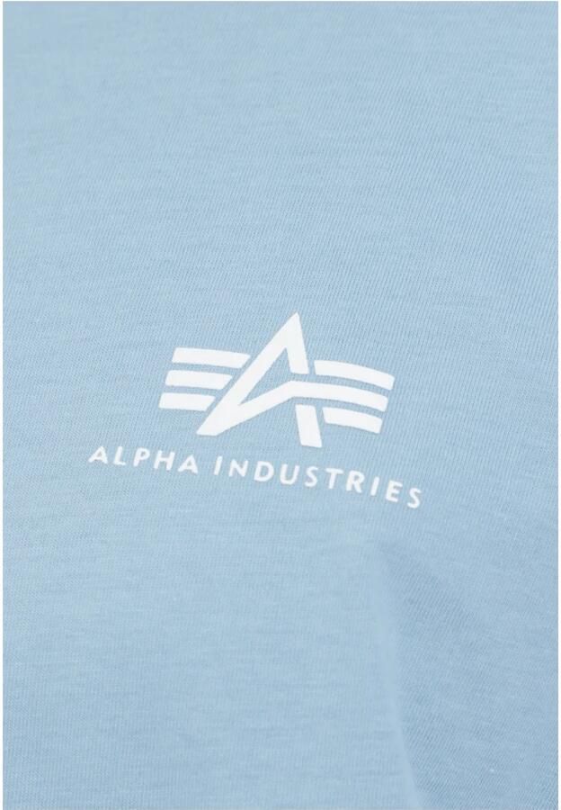 Alpha industries T-shirt met logoprint model 'BASIC T SMALL LOGO'