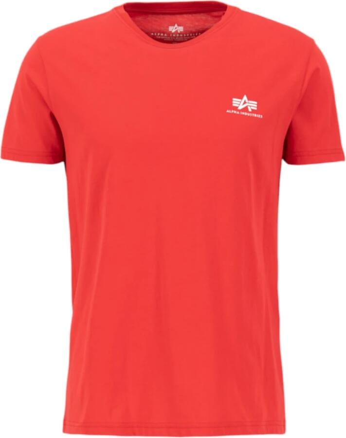 Alpha industries Katoenen T-shirt Regular Fit Mannen Red Heren - Foto 4
