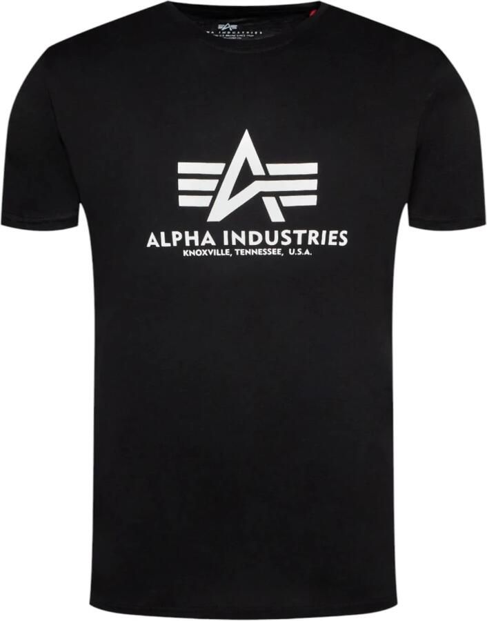 Alpha industries Katoenen T-shirt Regular Fit Pak Black Heren - Foto 2