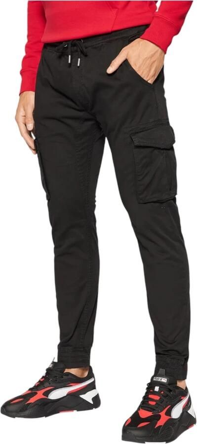 Alpha industries Zwarte Cargo Broek voor Mannen Black Heren - Foto 2