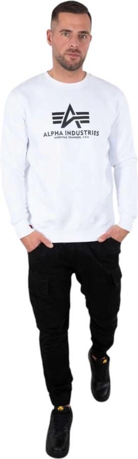 Alpha industries Mannen Sweatshirts en Hoodies Regular Fit White Heren - Foto 3