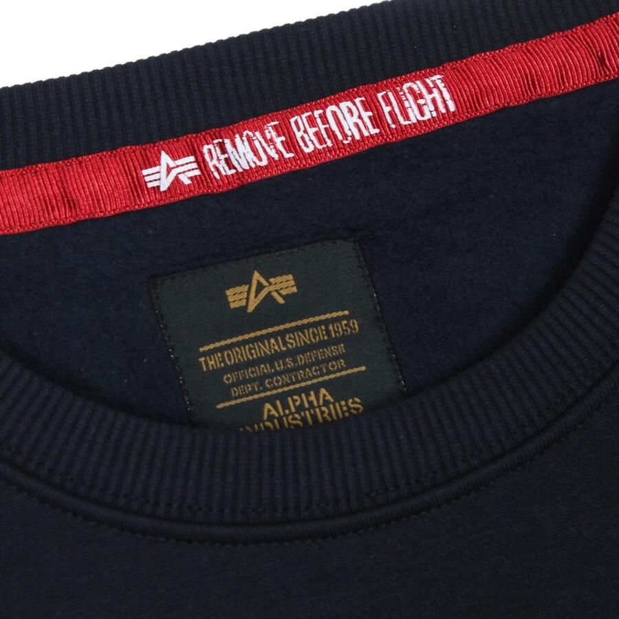 Alpha industries Reflecterende Nasa Crewneck Sweatshirt Blauw Blue Heren - Foto 3