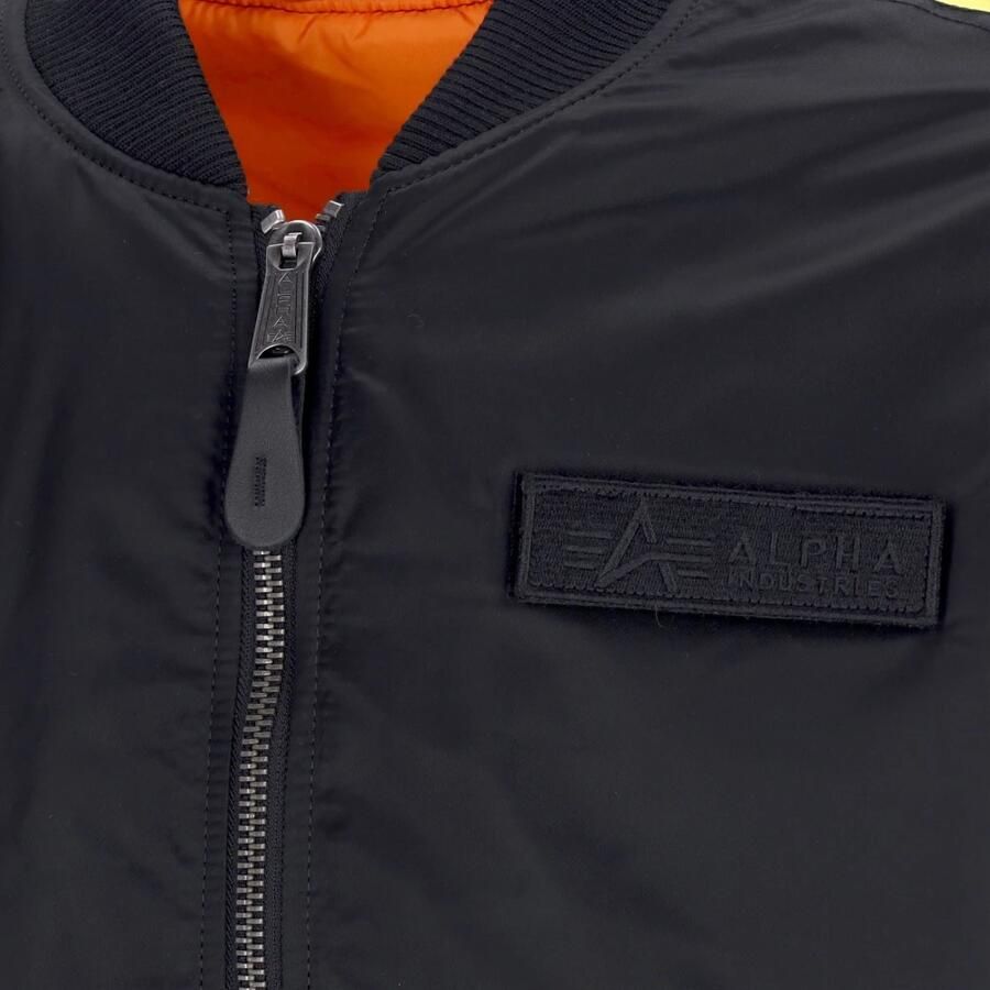 Alpha industries Reversible Bomber Jacket Black Fighter Squadron Black Heren