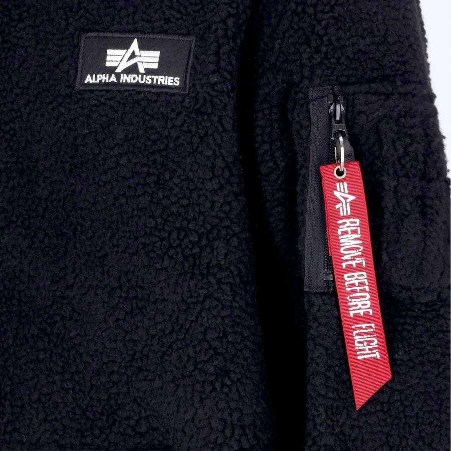 Alpha industries Teddy Hoody Hoodies Kleding black maat: XXL beschikbare maaten:S M L XL XXL