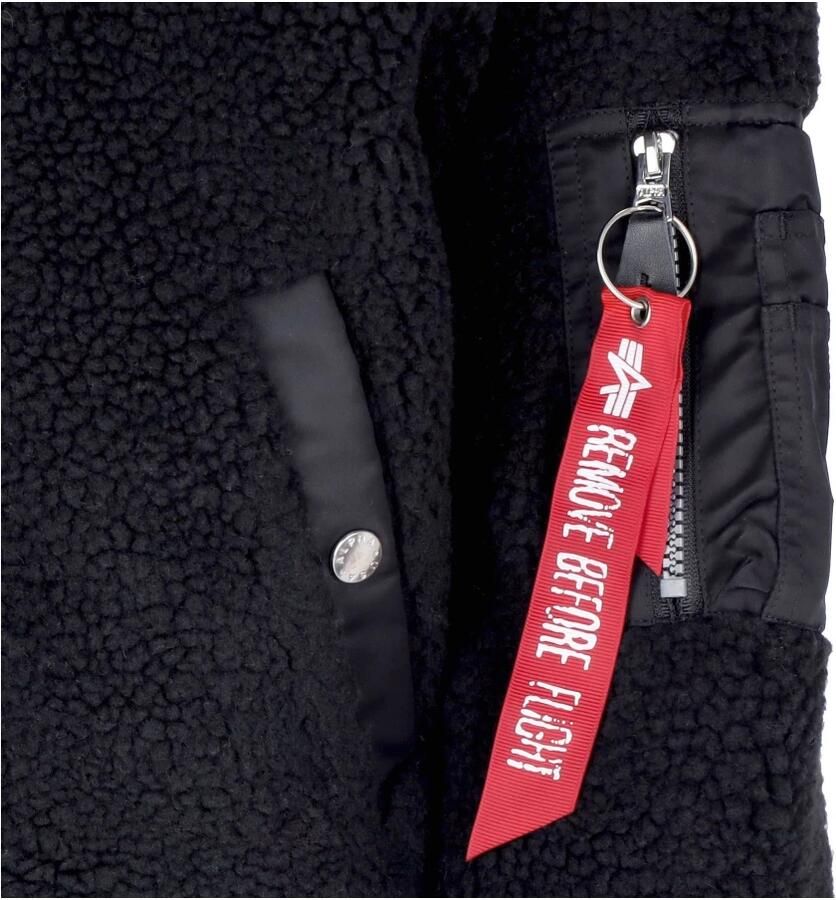 Alpha industries Ma-1 Vf Teddy Wmn Bomberjacks Kleding black maat: XS beschikbare maaten:XS