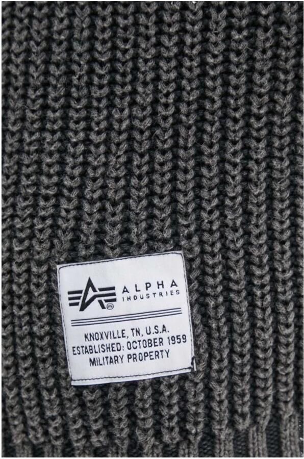 Alpha industries Stijlvolle Pullover Sweatshirts en Hoodies Gray Heren