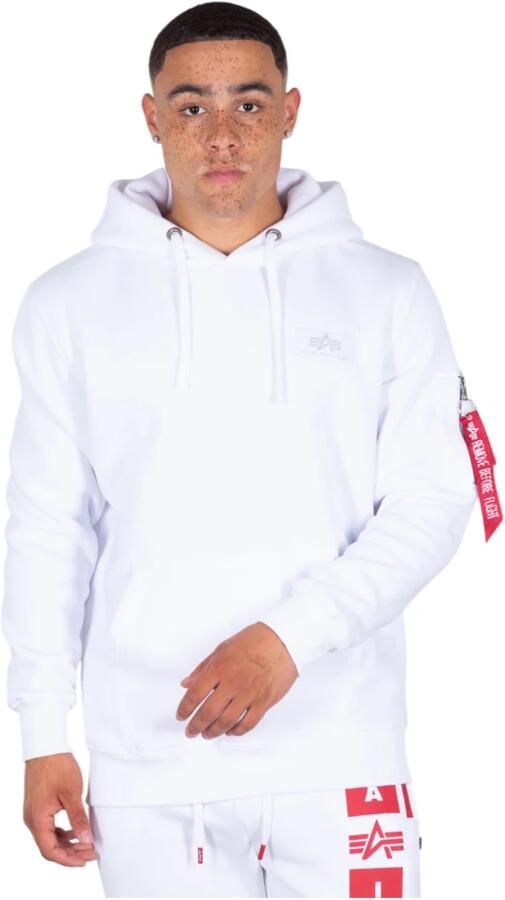 Alpha industries Back Print Hoodies Kleding white maat: XXL beschikbare maaten:S M L XL XXL - Foto 4