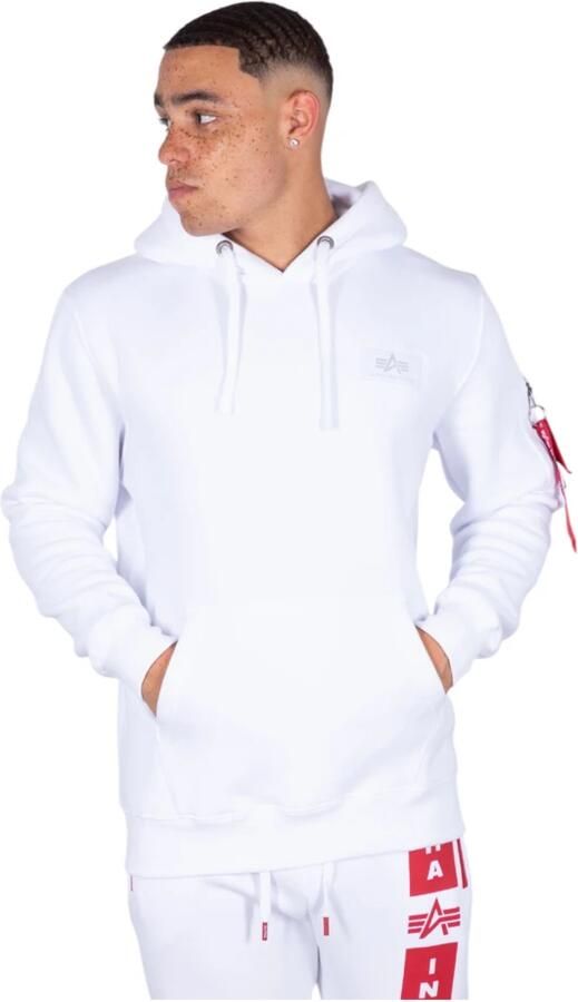 Alpha industries Back Print Hoodies Kleding white maat: XXL beschikbare maaten:S M L XL XXL - Foto 3