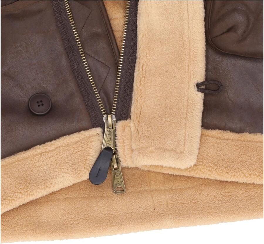 Alpha industries Vintage Brown Arctic Parka Eco-leren jas Brown Heren - Foto 3