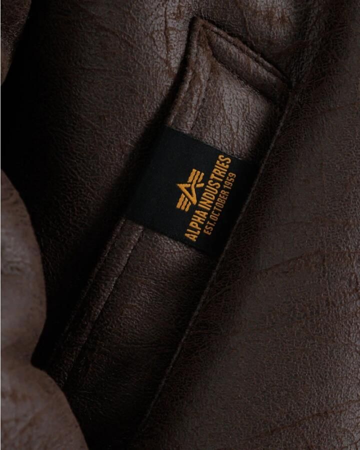 Alpha industries Vintage Brown Flight Jacket Montone B3 Brown Heren - Foto 3