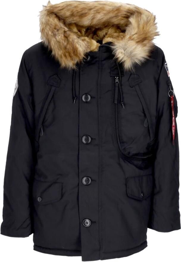 Alpha industries Parka met kraag van imitatiebont model 'POLAR' - Foto 8
