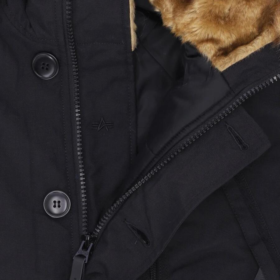 Alpha industries Parka met kraag van imitatiebont model 'POLAR' - Foto 4
