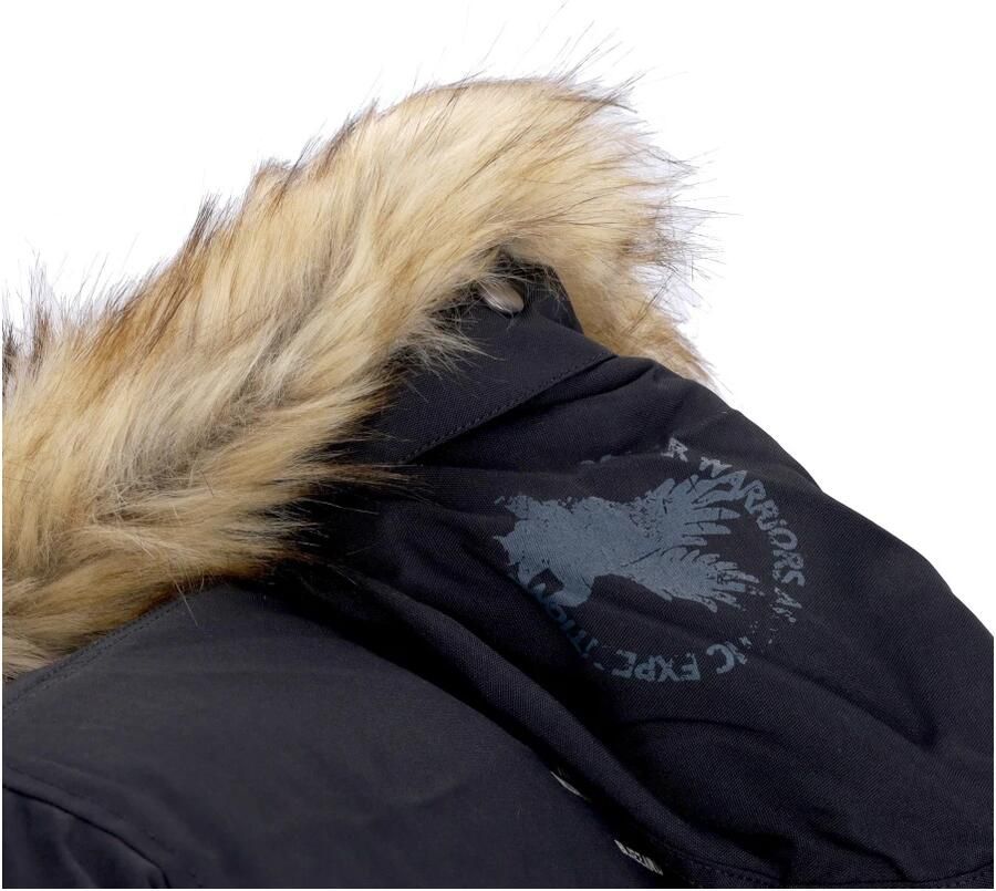 Alpha industries Parka met kraag van imitatiebont model 'POLAR' - Foto 6