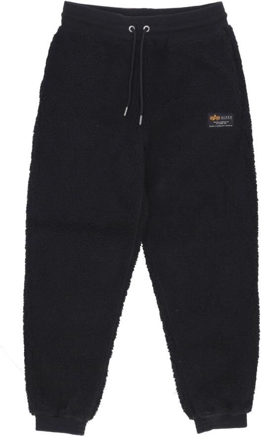 Alpha industries Zwarte Sherpa Jogger Broek Black Heren - Foto 3