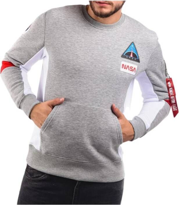 Alpha Industries Sweater Men Sweatshirts Space Camp Sweater