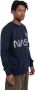 Alpha industries Reflecterende Nasa Crewneck Sweatshirt Blauw Blue Heren - Thumbnail 1