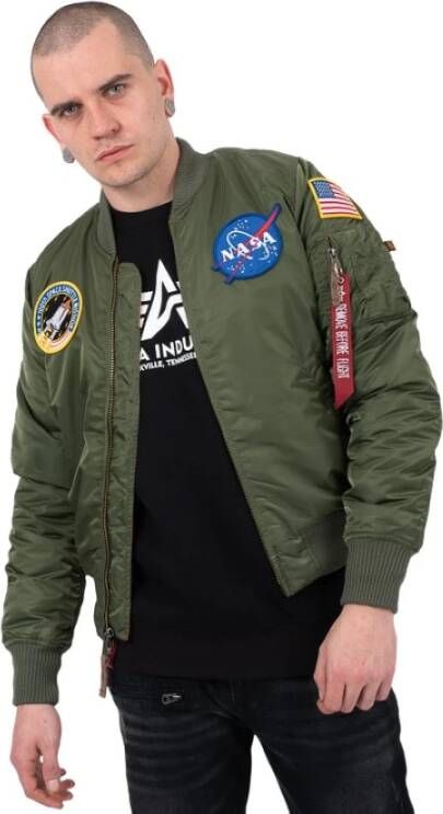 Alpha Industries Bomberjack Men Bomber & Flight Jackets MA-1 VF NASA