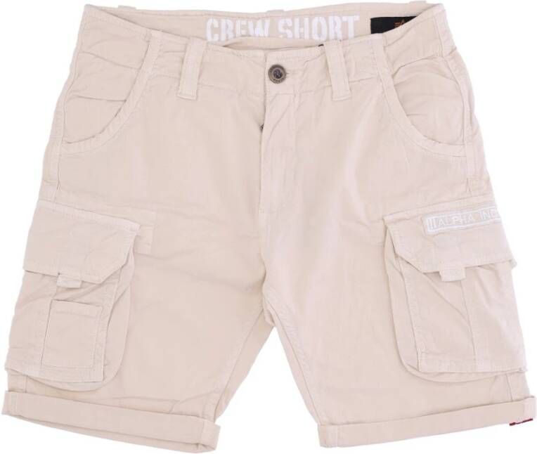 Alpha industries Casual Shorts White Heren