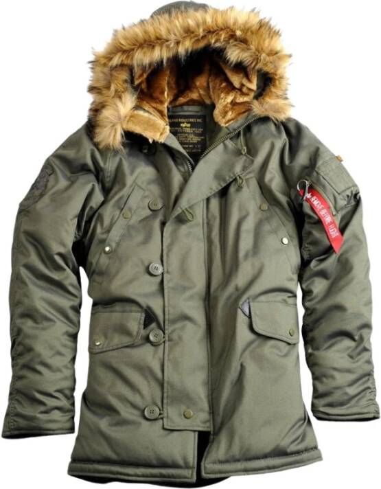 Alpha industries Exorer 193128 257 jas Groen Heren
