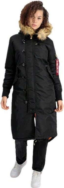 alpha industries Fishtail winter coat Zwart Dames