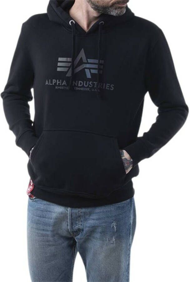 alpha industries hoodie Zwart Heren