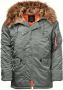 Alpha industries Koude weer jas Groen Heren - Thumbnail 1