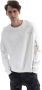 Alpha industries Men Sweatshirt Organics OS Sweater 118317 626 s Wit Heren - Thumbnail 1