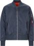 Alpha industries Omkeerbare Bomberjas Blauw Oranje Nylon Ritssluiting Blauw Heren - Thumbnail 1