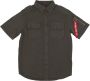 Alpha industries Short Sleeve Shirts Grijs Heren - Thumbnail 1