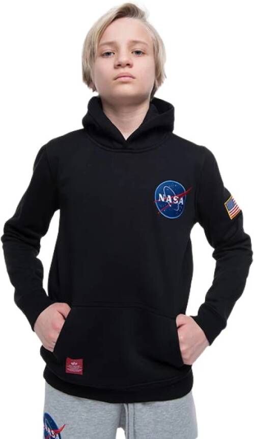 Alpha industries Space Shuttle Hoody children sweatshirt Zwart Heren