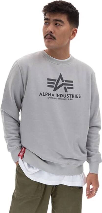 Alpha industries Sweatshirt met logoprint model 'BASIC SWEATER'