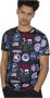 Alpha industries Zwart All Over Print T-shirt Black Heren - Thumbnail 2