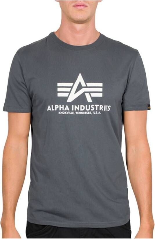 alpha industries T-Shirts Grijs Heren