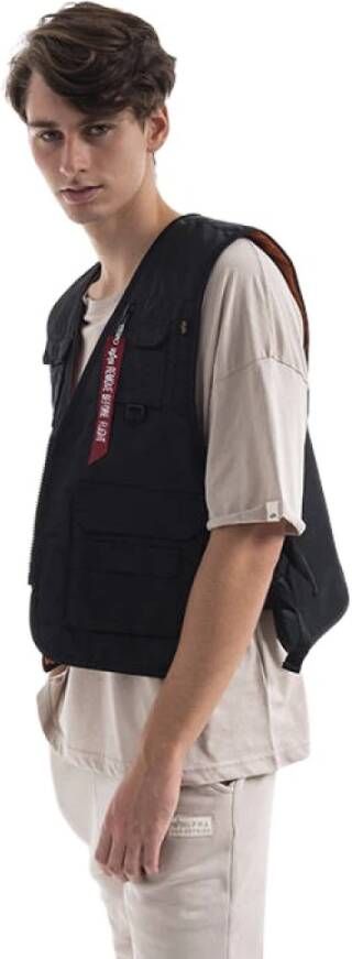 alpha industries Utility vest 118114 03 Zwart Heren