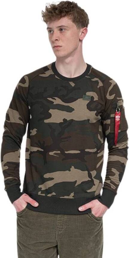 Alpha Industries Sweater Men Sweatshirts X-Fit Sweat Camo