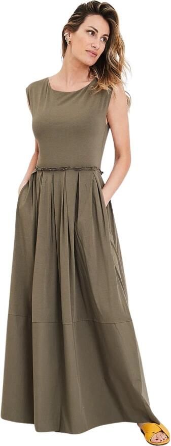 Alpha Studio Lange jurk Green Dames