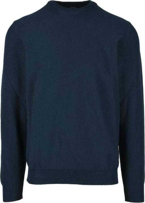 Alpha Studio Blauwe Herentrui Blauw Heren