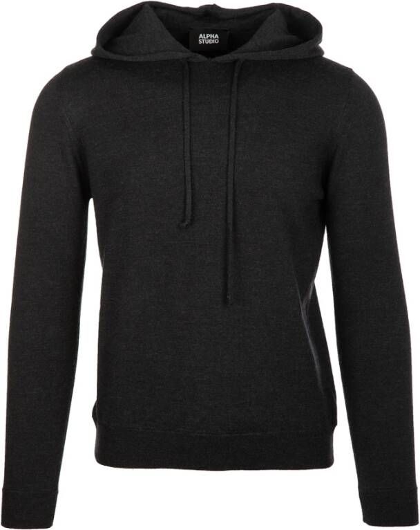 Alpha Studio Hoodies Zwart Heren