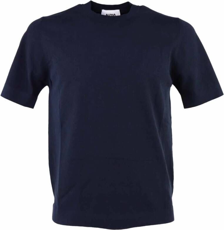 Alpha Studio T-Shirts Blauw Heren