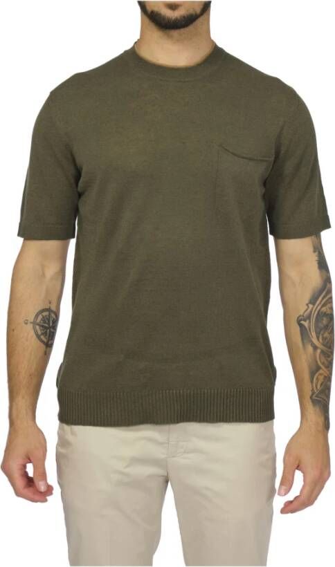 Alpha Studio T-Shirts Groen Heren