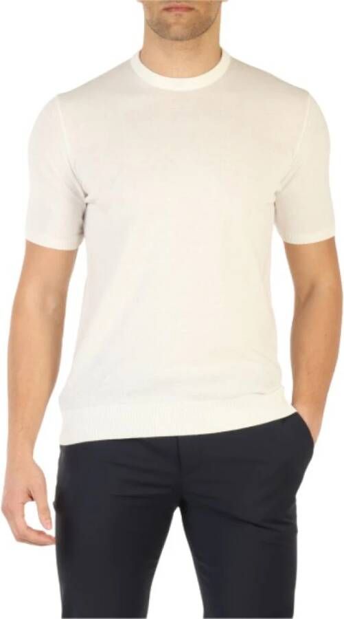 Alpha Studio T-Shirts Beige Heren