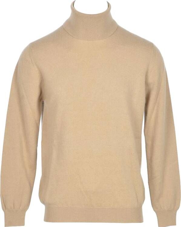 Alpha Studio Turtlenecks Beige Heren