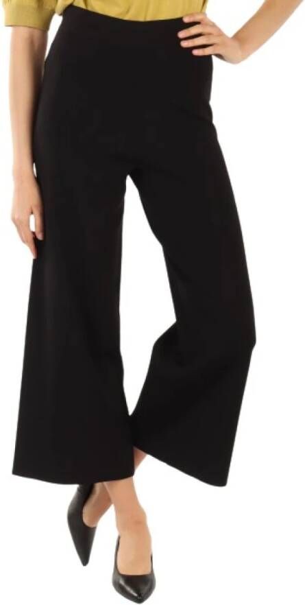 Alpha Studio Wide Trousers Zwart Dames